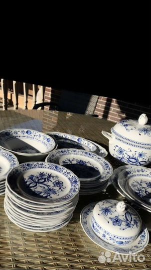 Сервиз позолоченный гдр