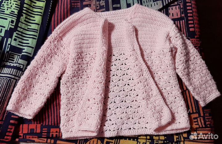 Вязаная кофта детская