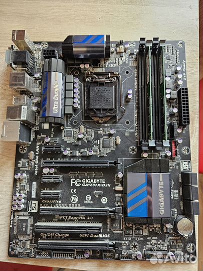 Мат плата Z87, i5 4670, 8Gb память