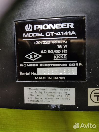 Pioneer CT-4141A