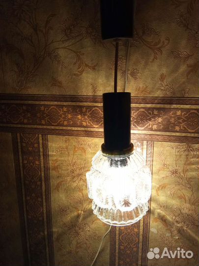 Светильник потолочный подвесной,винтаж,времён СССР