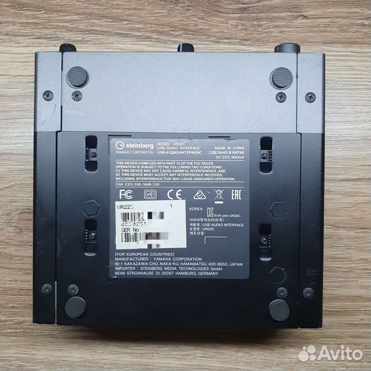 Звуковая карта Steinberg UR22C Type-C