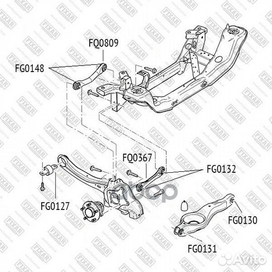 Ford focus I/II 'FG0148 fixar