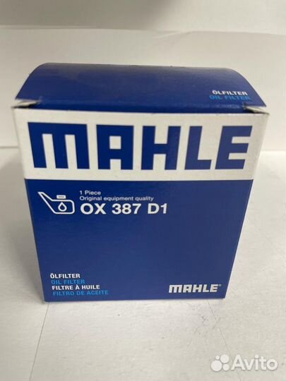 Масляный фильтр Mahle OX387D1