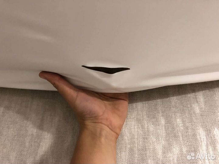 Ремонт натяжных потолков, слив воды