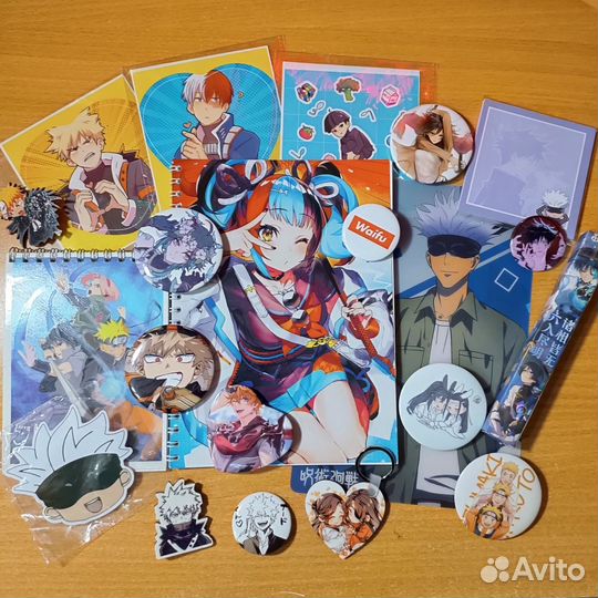 Мерч по Геншину, аниме, к-поп, играм