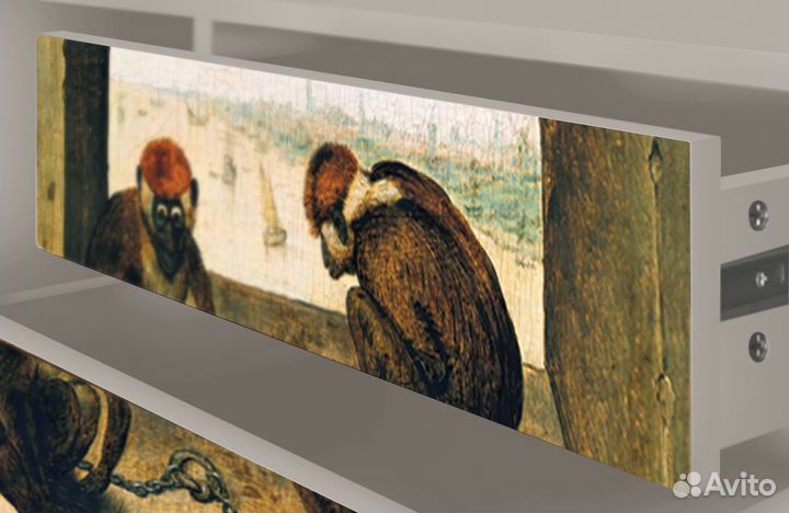 Тв-тумба T4 - Сатин - Two Monkeys