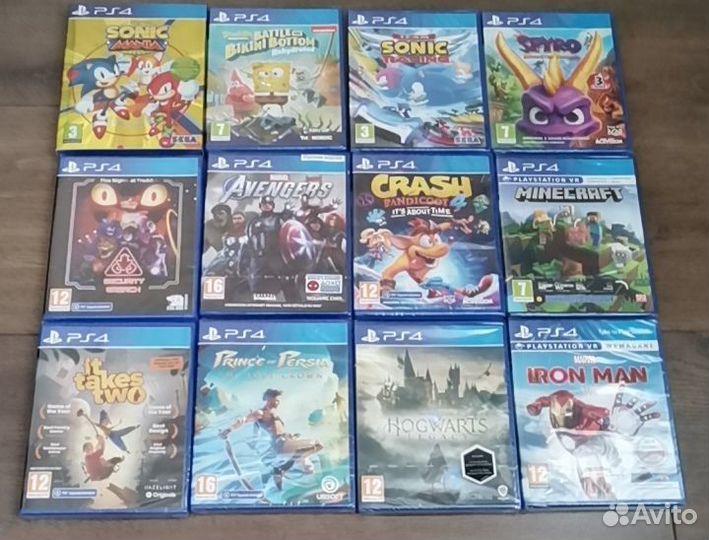 Диски ps4 ps5 оригинал новые