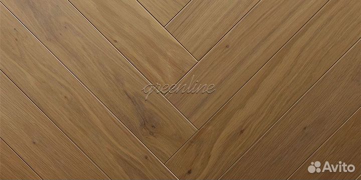 Greenline Английская ёлка Next 714 Дуб Дрим 125 мм Коричневый