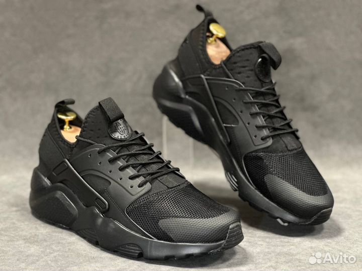 Мужские кроссовки Nike Air Huarache Triple Black