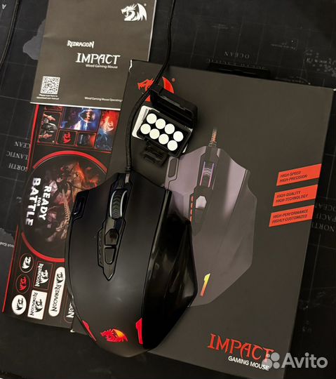 Мышь компьютерная Redragon impact