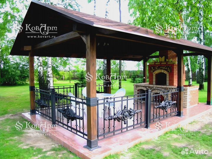 Кованые навесы с гарантией