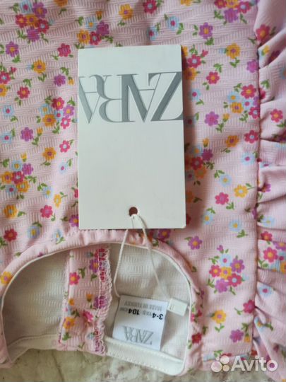 Платье zara 104 см