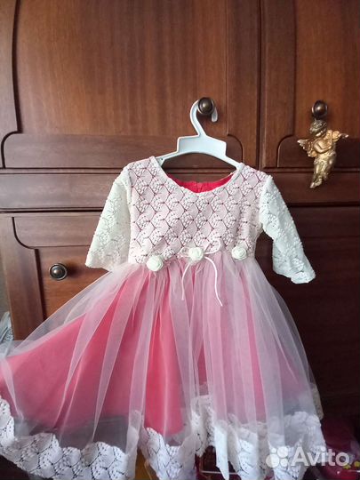 Платье для девочки 86