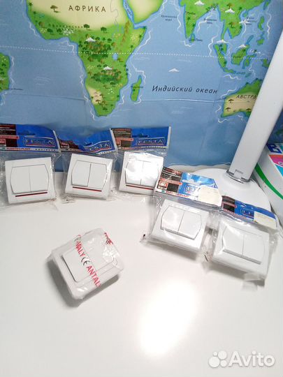 Выключатели 2-х клавишные