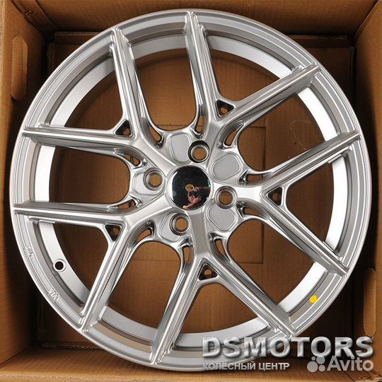 Диски SL526 7.5/17 4x100 ET38 d73.1 chrome blackch