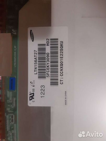 Матрица 15.6 для ноутбука отличное состояние