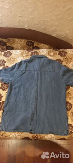 Джинсовая рубашка женская