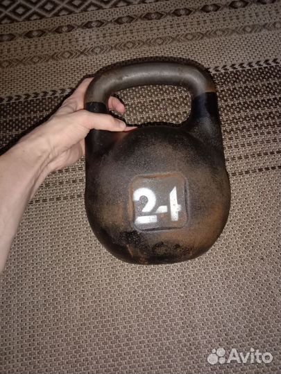 Гиря 24 кг бу соревновательная