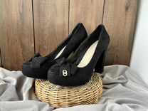 Туфли женские 40 размер черные на каблуке