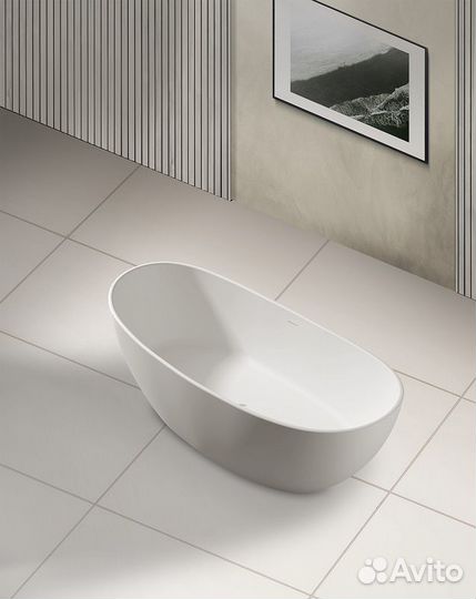 Ванна Abber Stein 180x85 AS9615-1.8 белая матовая