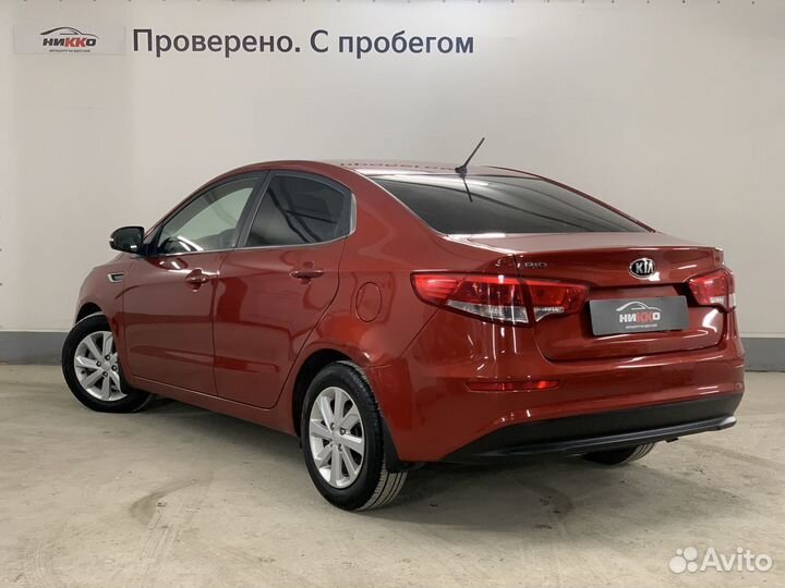 Kia Rio 1.6 AT, 2016, 128 015 км