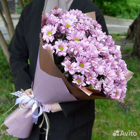 Букет из хризантем