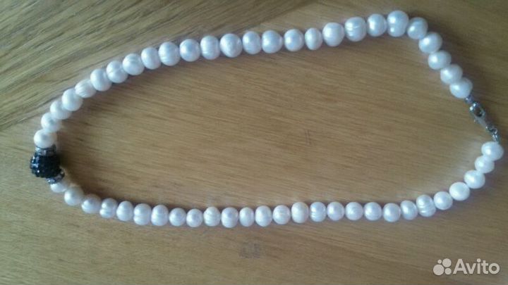 Бусы из натурального жемчуга