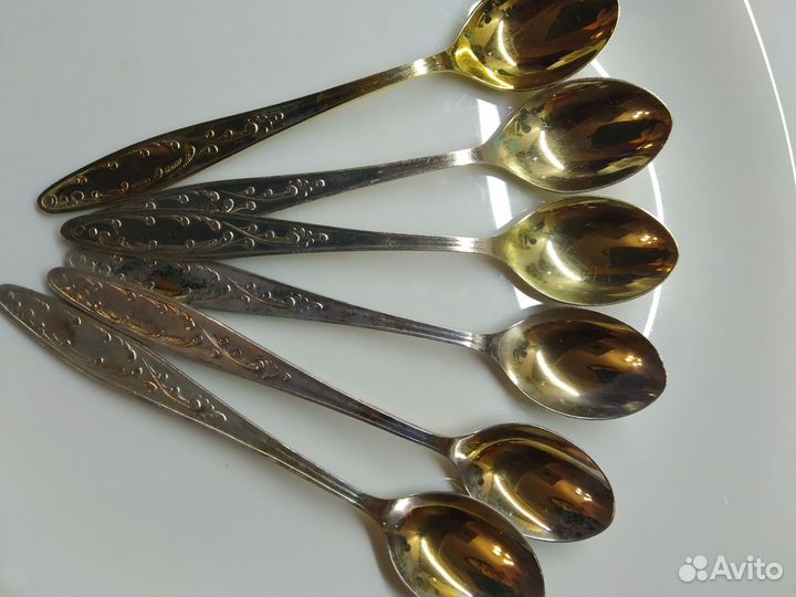 Ложки кофейные, чайные мельхиор новые