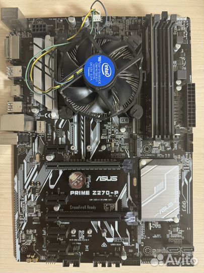 Материнская плата Asus Prime z270-p+G3930+4Gb DDR4