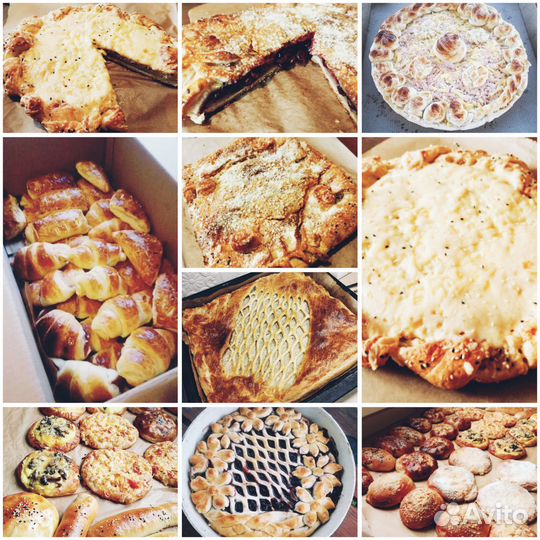 Пироги, пирожки, выпечка для кафе