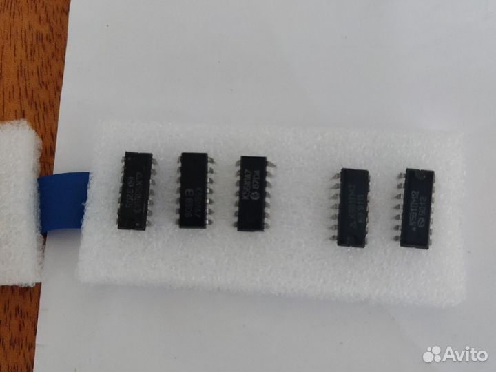 Микросхемы СССР к561 ла7 и к562 тм2