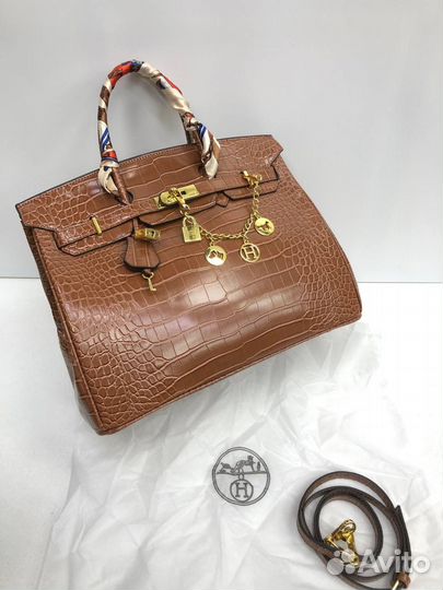 Сумка Hermes натуральная кожа