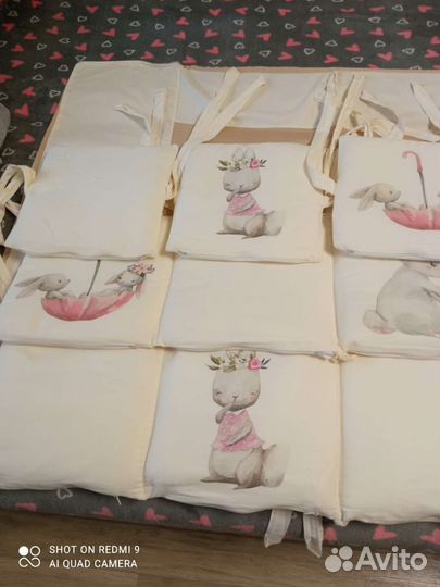 Бортики в кроватку