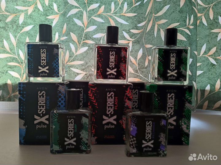 Мужская туалетная вода новая, 5 штук