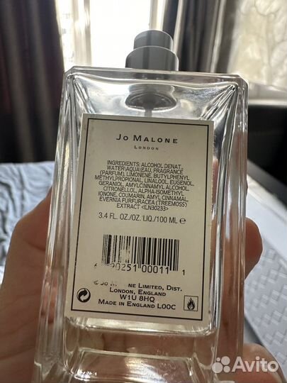 Jo malone grapefruit cologne, остаток, Оригинал