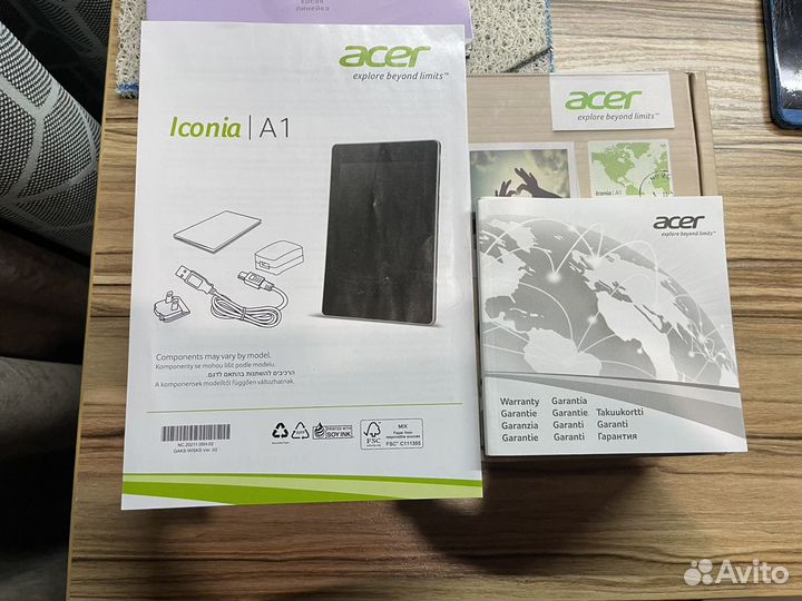 Планшет acer iconia A1-811 с sim картой
