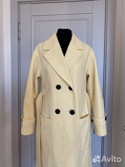 Пальто женское respect шерстяное 42 44 длинное