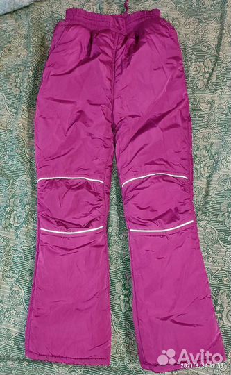 Брюки теплые