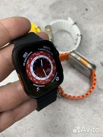 Apple watch x8 ultra 49mm безрамочный экран