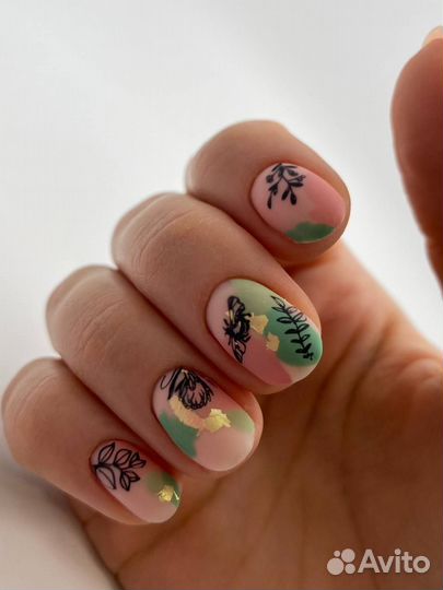 Маникюр с покрытием гель лак