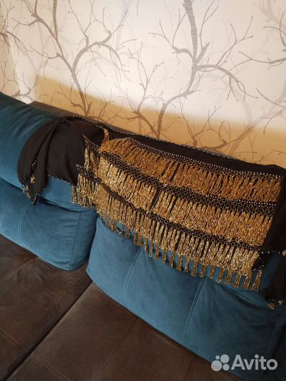 Пояс платок бисерный для танца живота