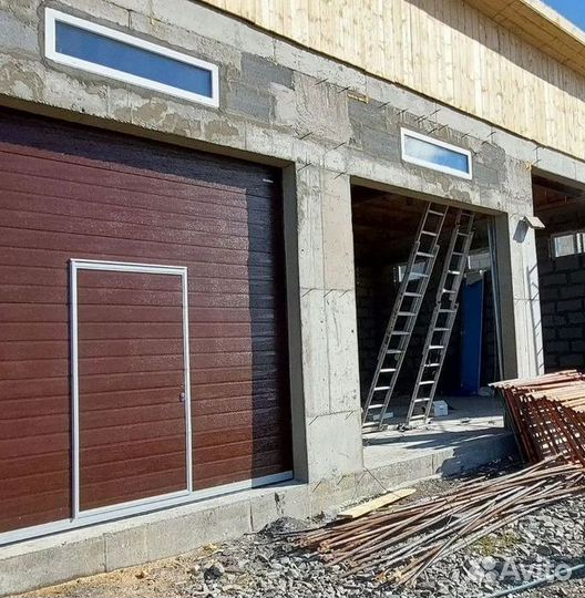 Ворота гаражные секционные автоматические