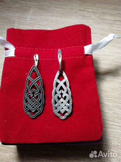 Серьги серебряные