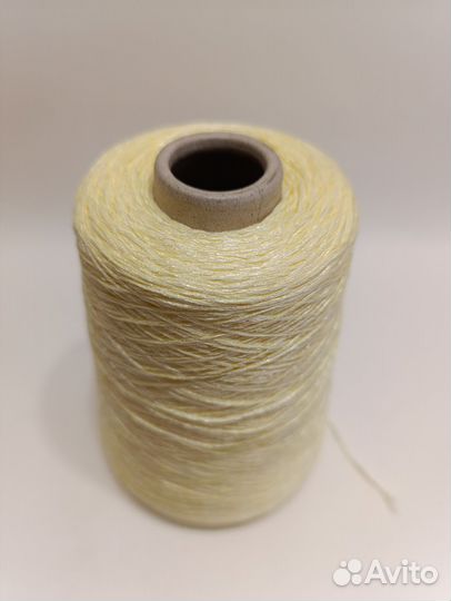 Пряжа нитки для вязания хлопок со льном