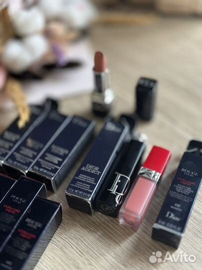 Dior rouge и Dior addict