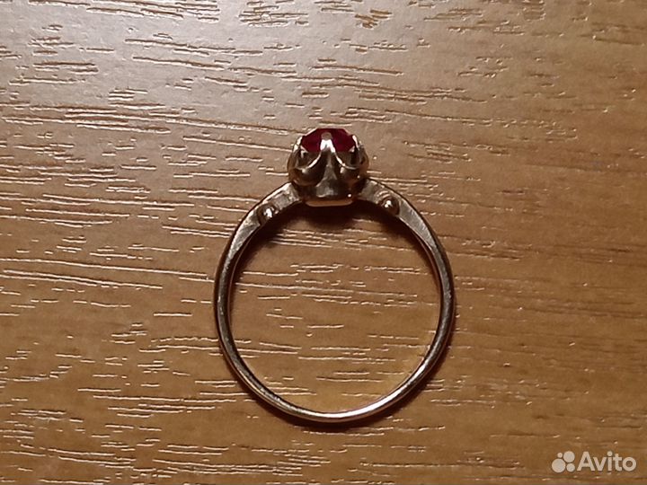 Кольцо серебряное СССР