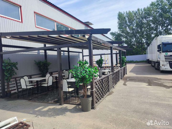 Биседка для кафе, рестораныов