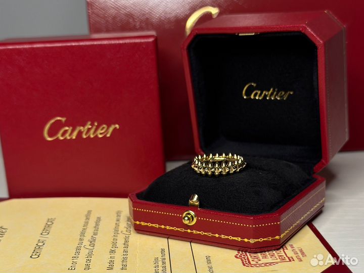 Кольцо clash de cartier золото 585 probe