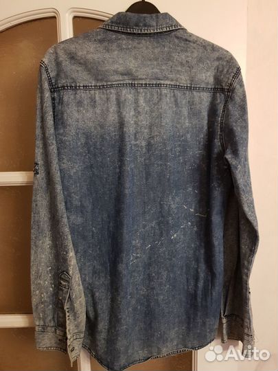 Джинсовая рубашка 48 М